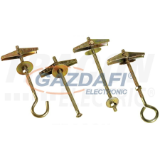 TRACON TMK Mennyezet csavar, kampó fejjel, anyával, alátéttel M4, L=95mm villanyszerelés