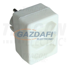 TRACON TN3 Többférőhelyes átalakító csatlakozó 3×EURO, 250VAC, max.2,5A villanyszerelés