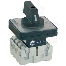 TRACON Tokozott szakaszoló kapcsoló400V, 50Hz, 40A, 4P, 11kW, 64×64mm, IP65 villanyszerelés