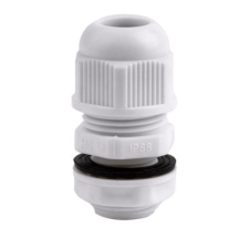 TRACON Tömszelence M 16 ellenanyával 5-10mm-kábelátmérőhöz műanyag világosszürke TRACON - MG-16 villanyszerelés