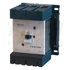 TRACON TR1E115 Nagyáramú kontaktor 660V, 50Hz, 115A, 55kW, 230V AC, 3×NO villanyszerelés