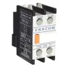 TRACON TR6DN02 Homlokoldali segédérintkező TR1D/F és TR1E kontaktorokhoz 230V, 50Hz, 2A, 2×NC