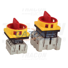 TRACON TSS-20-4TS Tokozott biztonsági lakatolható szakaszoló kapcsoló, sárga villanyszerelés