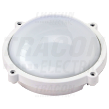 TRACON Védett, műanyag házas LED hajólámpa, kerek forma 230 VAC, 50 Hz, 8 W, 640 lm, 4000 K, IP65,EEI=A+ világítás