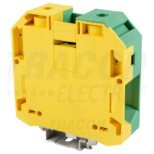 TRACON Védővezető ipari sorozatkapocs, csavaros, sínre, zöld/sárga1000V 230A 25-95 mm2 villanyszerelés