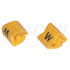 TRACON Vezetékjelölő (W betű)vezetékre ráhúzható4-10mm2 villanyszerelés