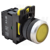 TRACON Világító nyomókapcsoló, sárga1×NO, 5A/230V AC-15, IP65, LED 230V AC/DC