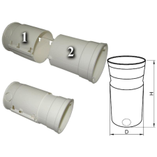 TRACON Villanyszerelési doboz hőszigetelő burkolatba UD70 villanyszerelés