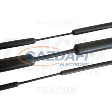 TRACON ZSV30 Zsugorcső, vékonyfalú, 3:1 zsugorodás, fekete 3/1mm, POLIOLEFIN villanyszerelés