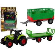 Traktor és pótkocsi farm játék autópálya és játékautó