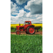 Traktor Field Work kéztörlő arctörlő, törölköző 30x50cm babatörülköző, kifogó