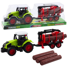  Traktor utánfutóval HDS daruval autópálya és játékautó