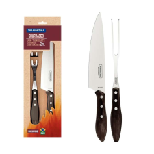 TRAMONTINA CHURRASCO faragókészlet, 2 db - barna * kerti sütés és főzés