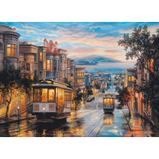 Tramvajos égbolt kirakó 1000 darabos puzzle, kirakós