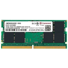 Transcend 16GB / 5600MHz DDR5 SO-DIMM CL46 Notebook RAM (JM5600ASE-16G) memória (ram)