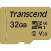 Transcend 32 GB microSDHC Class 10 UHS-I U1 Memóriakártya + adapter (TS32GUSD500S)