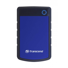 Transcend 4TB 2.5&quot; Transcend StoreJet 25H3P külső winchester USB 3.0 (TS4TSJ25H3B) ütésálló fekete-kék merevlemez