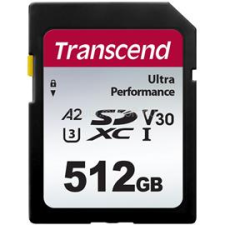 Transcend 512GB SDXC CARD UHS-I U3 A2 ULTRA PERFORMANCE (TS512GSDC340S) memóriakártya