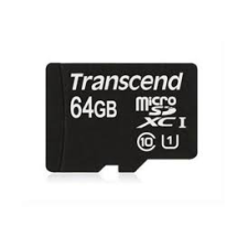 Transcend 64GB microSDXC Class10 U1 Card Premium memóriakártya