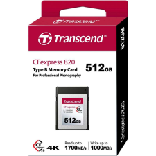 Transcend CFexpress 820 memóriakártya 512 GB NAND memóriakártya