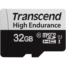 Transcend microSDHC 32GB 350V + SD adaptér memóriakártya