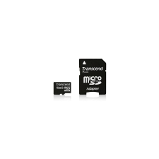 Transcend SD microSD Card  16GB Transcend SDHC UHS1 w/adapter (TS16GUSDU1) memóriakártya