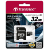 Transcend SD microSD Card  32GB Transcend SDHC UHS1 w/adapter (TS32GUSDU1)