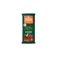 TRAPA STEVIA TÁBLÁS TEJCSOKOLÁDÉ TÖRTMOGYORÓVAL 75 G reform élelmiszer