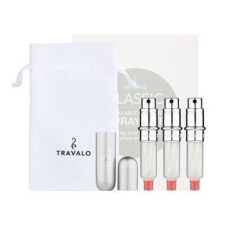 Travalo Classic HD újratölthető perfume sprayer ajándék szettSilver kozmetikai ajándékcsomag