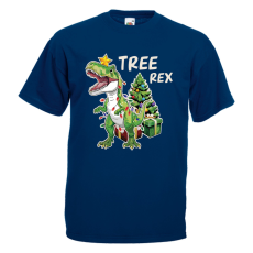  Tree Rex - Karácsonyi Férfi Póló