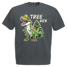  Tree Rex - Karácsonyi Férfi Póló férfi póló