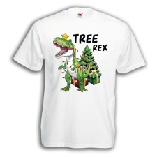  Tree Rex - Karácsonyi Férfi Póló férfi póló