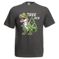  Tree Rex - Karácsonyi Férfi Póló