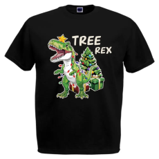  Tree Rex - Karácsonyi Férfi Póló