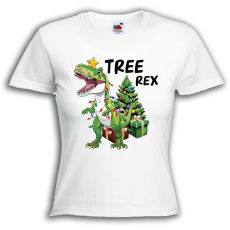  Tree Rex - Karácsonyi Női Póló