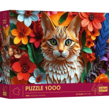 Trefl 1000 db-os Paper Art Puzzle - 40 Éves Jubileum Cica , 40040 (40040) puzzle, kirakós