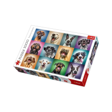 Trefl 1000 db-os puzzle - Vicces kutya portrék (10462) puzzle, kirakós