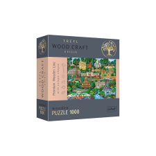 Trefl 1000 db-os Wood Craft Prémium Fa Puzzle - Franciaország nevezetességei (20150) puzzle, kirakós