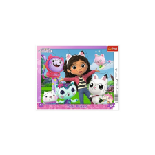 Trefl 25 db-os puzzle - Gabi babaháza - Ismerkedj meg Gabival és barátaival (31415) puzzle, kirakós