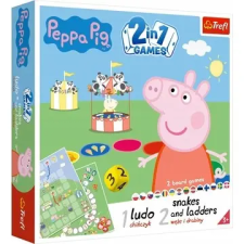 Trefl : 2 az 1-ben Peppa társasjáték készlet társasjáték