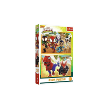 Trefl 2 x 24 db-os puzzle - Spidey és barátai (34432) puzzle, kirakós