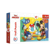Trefl 30 db-os puzzle - Mickey Mouse és Donald kacsa (18289) puzzle, kirakós