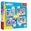 Trefl 4 Az 1-Ben Puzzle (35,48,54,70 Db-Os) - Mickey Egér És Barátai (34669) (5900511346695)