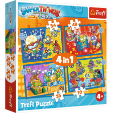  TREFL 4IN1 SZUPER DOLGOK SZUPER AKCIÓ PUZZLE puzzle, kirakós