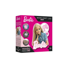 Trefl 50 db-os Wood Craft Shaped Prémium Fa Puzzle - Barbie (20201) puzzle, kirakós
