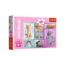 Trefl 60 db-os puzzle - Aranyos cicák (17373) puzzle, kirakós