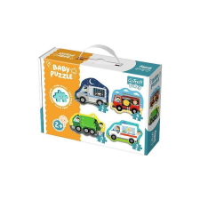 Trefl Baby Puzzle táskában - Első puzzle - Járművek (36071) puzzle, kirakós