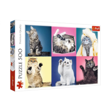 Trefl Cicák 500 db puzzle puzzle, kirakós