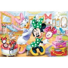 Trefl Daisy és Minnie szépségszalonban - 100 darabos puzzle (16387) puzzle, kirakós