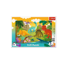 Trefl Dinoszaurusz 15 db-os keretes puzzle - Trefl puzzle, kirakós
